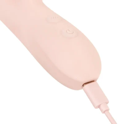 Зображення Вібратор-кролик Good Vibes Only - SHAI Thrusting Vibrator Soft Silicone - Pink