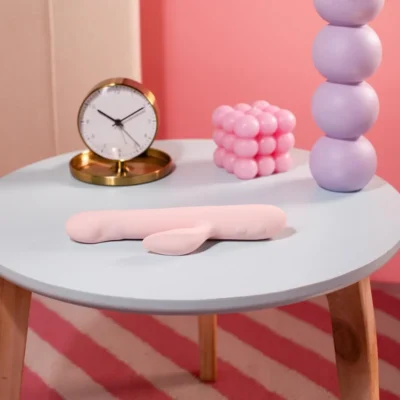 Зображення Вібратор-кролик Good Vibes Only - SHAI Thrusting Vibrator Soft Silicone - Pink