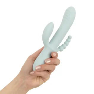 Зображення Вібратор-кролик Good Vibes Only - SAGE Triple Stimulation Vibe Soft Silicone - Blue