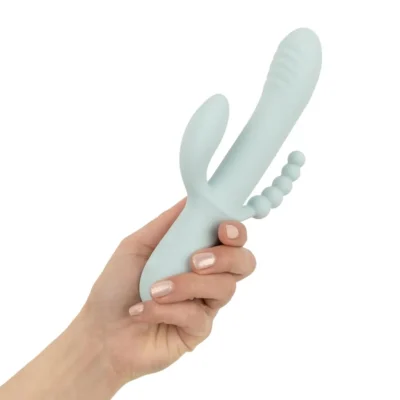 Зображення Вібратор-кролик Good Vibes Only - SAGE Triple Stimulation Vibe Soft Silicone - Blue