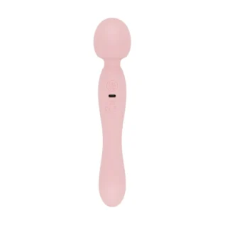Зображення Вібромасажер Good Vibes Only - SIMI Double-Sided Wand Vibrator Soft Silicone - Pink
