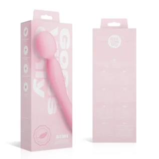 Зображення Вібромасажер Good Vibes Only - SIMI Double-Sided Wand Vibrator Soft Silicone - Pink