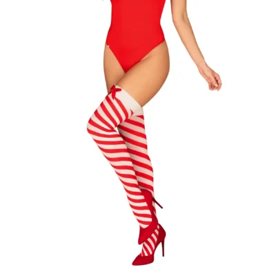 Панчохи Obsessive Kissmas stockings