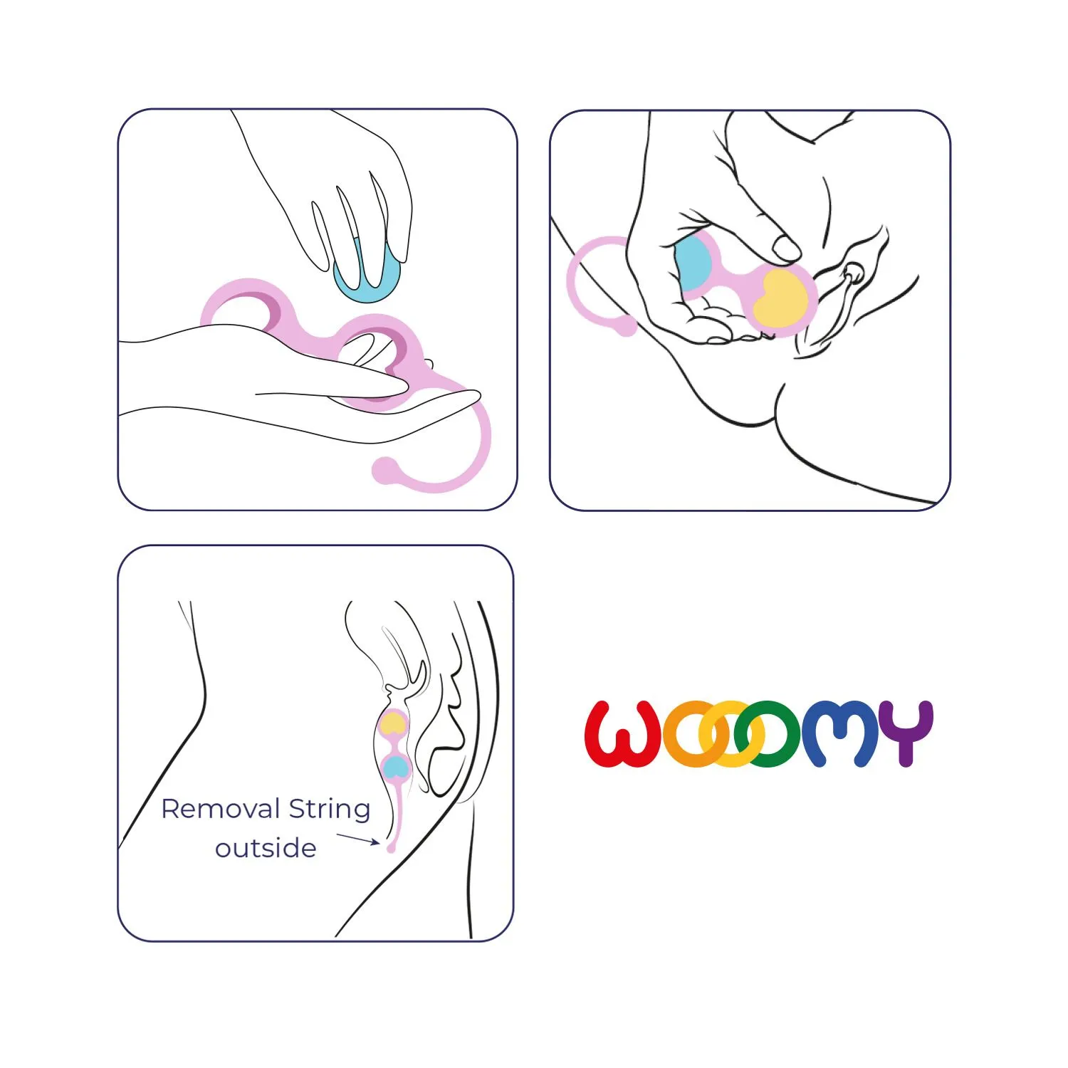 Вагінальні кульки Wooomy Love Pearls 6 Вагінальні кульки Wooomy Love Pearls - Зображення 4