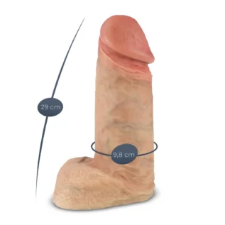 Фалоімітатор SilexD Premium Real Skin Flesh (11in MODEL 1), без коробки 13 Зображення Фалоімітатор SilexD Premium Real Skin Flesh (11in MODEL 1), без коробки
