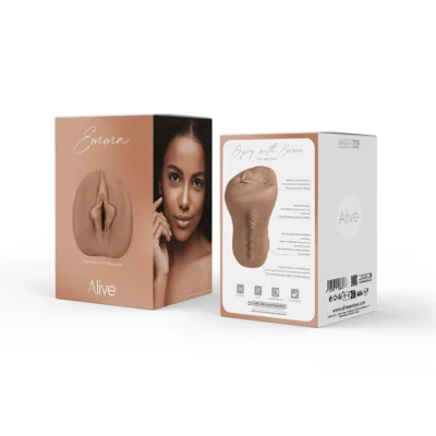 Мастурбатор-вагіна Alive Emma Super Realistic Masturbator M Caramel 15 Зображення Мастурбатор-вагіна Alive Emma Super Realistic Masturbator M Caramel