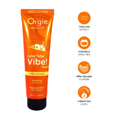 Зображення Вібролубрикант Orgie Lube Tube Vibe! Pina Colada 100 мл
