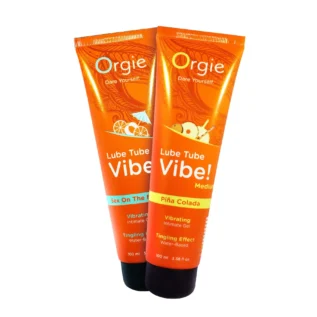 Вібролубрикант Orgie Lube Tube Vibe! Pina Colada 100 мл 9 Зображення Вібролубрикант Orgie Lube Tube Vibe! Pina Colada 100 мл
