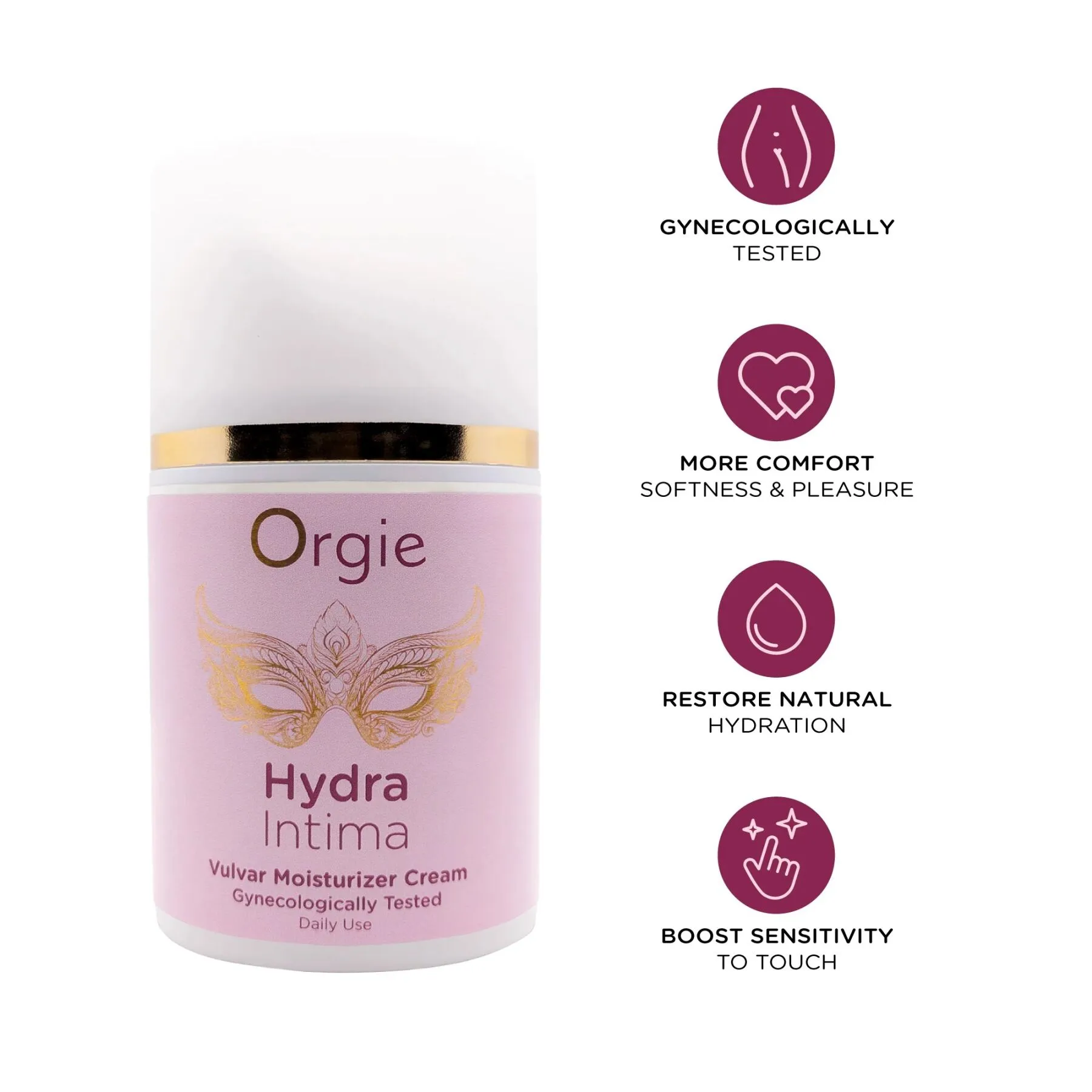 Зволожуючий крем Orgie - Hydra Intima 50 мл 4 Зволожуючий крем Orgie - Hydra Intima 50 мл - Зображення 2