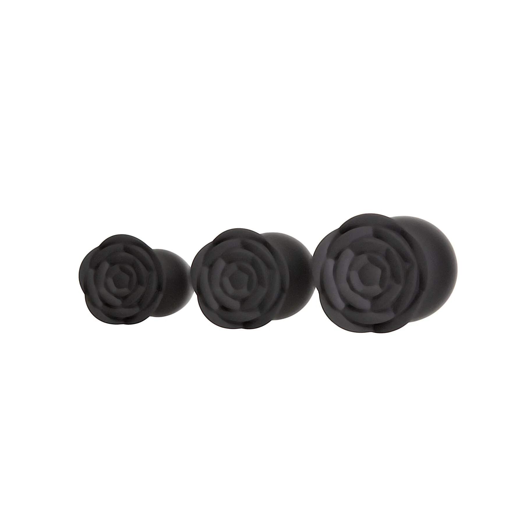 Набір силіконових анальних пробок BMS Roses Til’ Dawn Silicone Anal Plug Kit Starter Kit Black 5 Набір силіконових анальних пробок BMS Roses Til’ Dawn Silicone Anal Plug Kit Starter Kit Black - Зображення 3