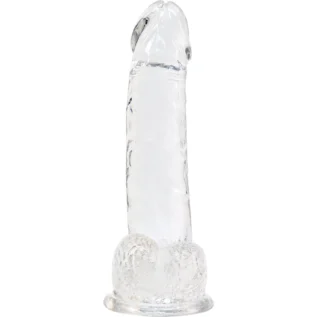 Прозорий фалоімітатор на присосці ADDICTION — Clear Dildo with Balls 8″, віброкуля в подарунок 11 Зображення Прозорий фалоімітатор на присосці ADDICTION — Clear Dildo with Balls 8″, віброкуля в подарунок