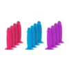 Зображення Набір фалоімітаторів ADDICTION Silly Willy 3.3” Silicone Dildo, 3 кольори, 12 шт