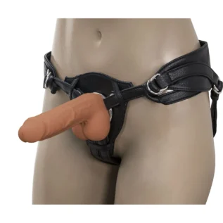 Зображення Фалоімітатор ADDICTION Steven 7.5" Silicone Dong Caramel, віброкуля в подарунок
