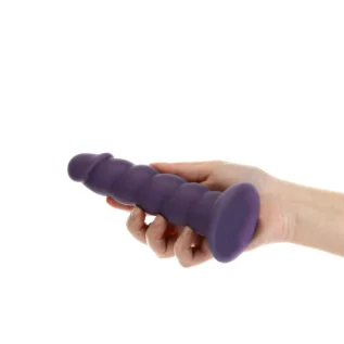 Зображення Фалоімітатор Fantasy by Addiction Unicorn Dildo 7” Purple, віброкуля в подарунок