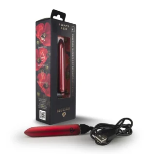 Віброкуля Rocks Off Bullet Poppy Red 16 Settings 23 Зображення Віброкуля Rocks Off Bullet Poppy Red 16 Settings