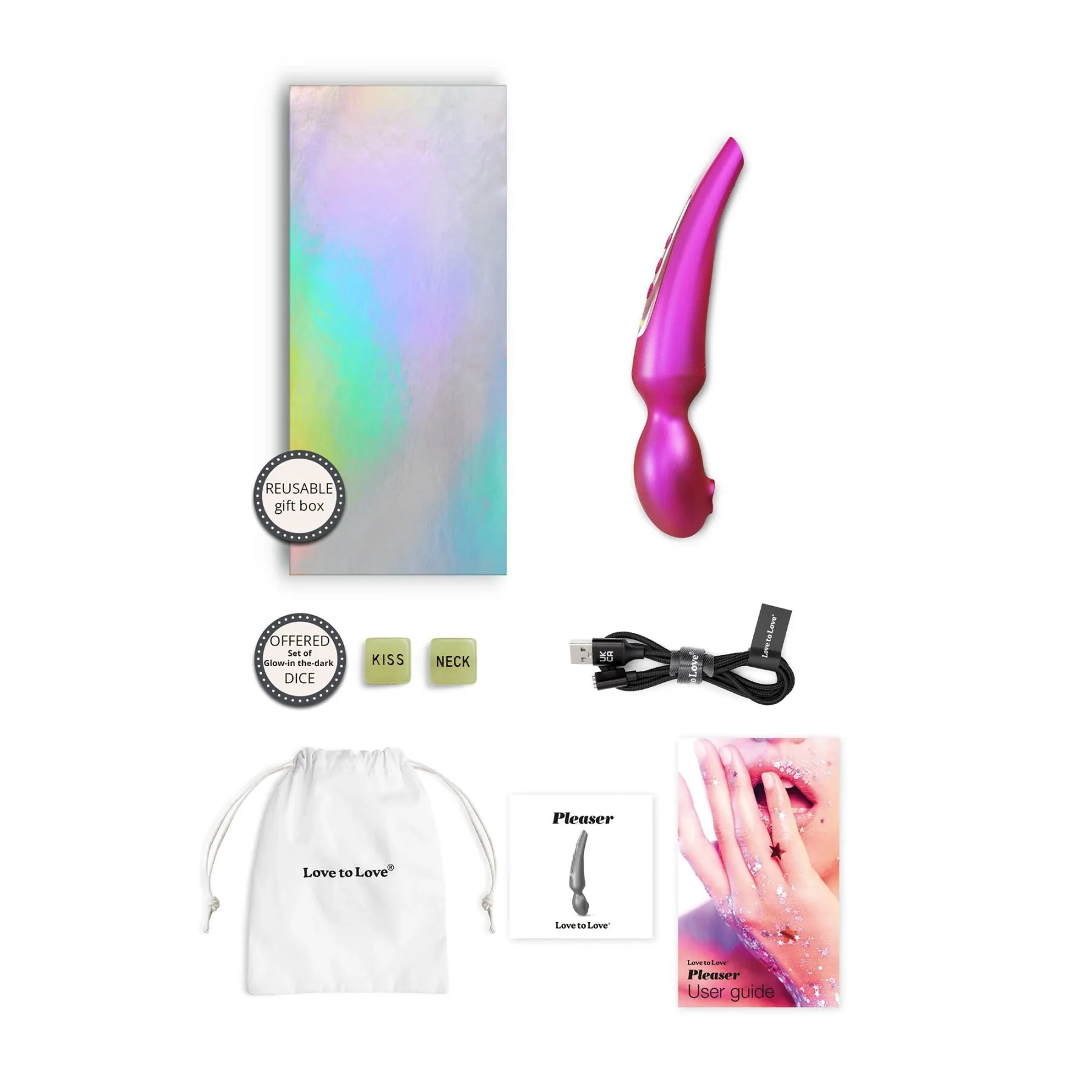 Вібромассажер Love To Love Pleaser Iridescent Berry 9 Вібромассажер Love To Love Pleaser Iridescent Berry - Зображення 7