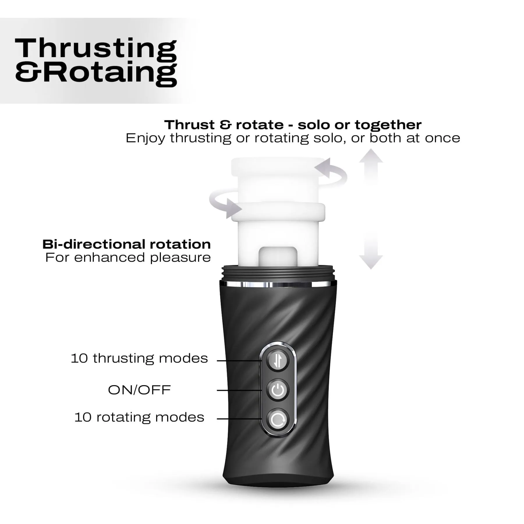 Автоматичний мастурбатор Dorcel THRUST BLOW PRO 5 Автоматичний мастурбатор Dorcel THRUST BLOW PRO - Зображення 3