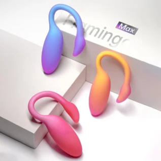 Зображення Смарт-віброяйце Magic Motion Flamingo Max Blue 2 в 1: віброяйце та тренажер Кегеля, 10 режимів