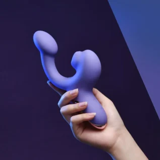 Зображення Смарт-вібратор Magic Motion Ponder, подвійна стимуляція, віброяйце+язичок для клітора