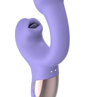 Alternative view of Смарт-вібратор Magic Motion Ponder Purple, подвійна стимуляція, віброяйце+язичок для клітора