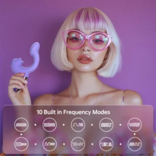 Зображення Смарт-вібратор Magic Motion Ponder, подвійна стимуляція, віброяйце+язичок для клітора