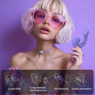 Зображення Смарт-вібратор Magic Motion Ponder, подвійна стимуляція, віброяйце+язичок для клітора