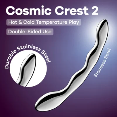 Зображення Металевий дилдо Satisfyer Cosmic Crest 2