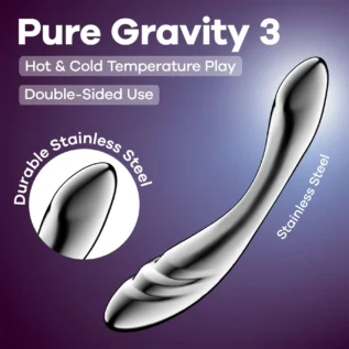 Зображення Металевий дилдо Satisfyer Pure Gravity 3