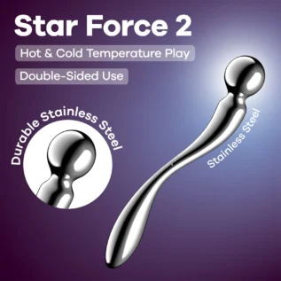 Металевий дилдо Satisfyer Star Force 2 13 Зображення Металевий дилдо Satisfyer Star Force 2