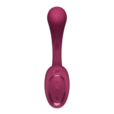 Зображення Вагінально-кліторальний вібратор Satisfyer G for Goddess 2 Wine Red, 2 мотори
