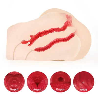 Зображення Мастурбатор Kokos 005 Jenny ONAHOLE Real Vagina 2WayPlus з вібрацією та масажем