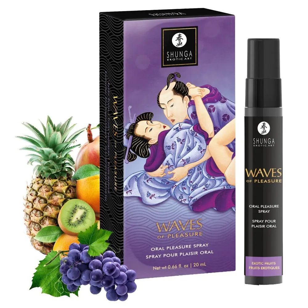 Спрей для посилення слиновиділення Shunga Waves of Pleasure Exotic Fruits 3 Спрей для посилення слиновиділення Shunga Waves of Pleasure Exotic Fruits