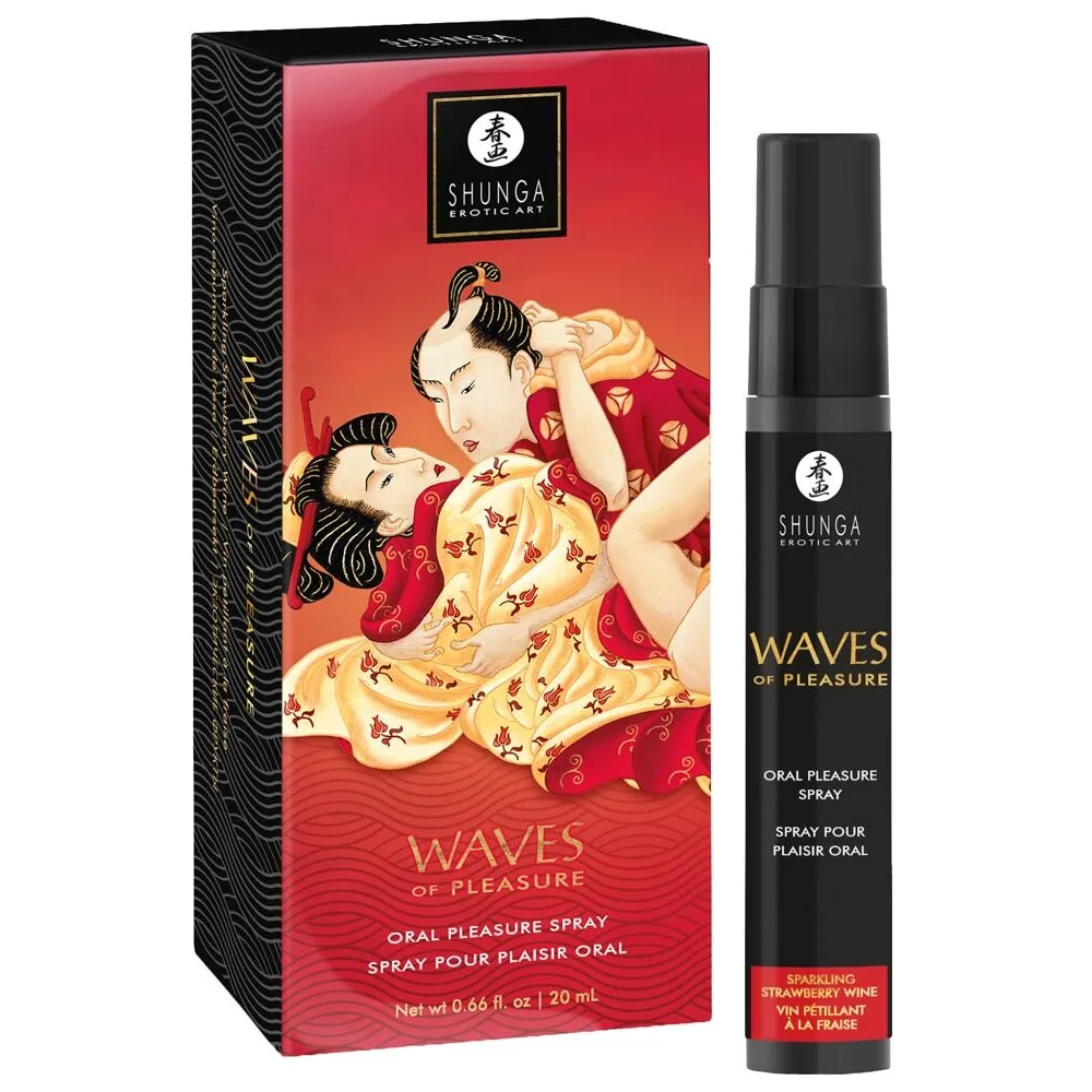Спрей для посилення слиновиділення Shunga Waves of Pleasure Strawberry Sparkling Wine 4 Спрей для посилення слиновиділення Shunga Waves of Pleasure Strawberry Sparkling Wine - Зображення 2
