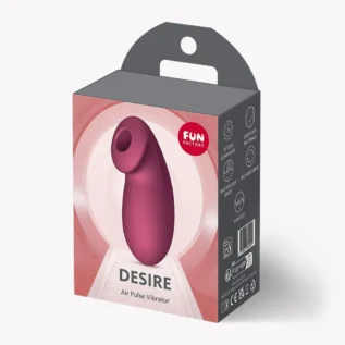 Зображення Вакуумний стимулятор Fun Factory Desire Wine Red, 11 режимів роботи, перезаряджуваний