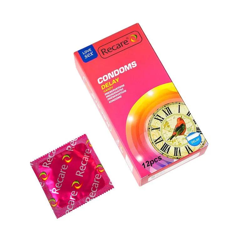 Презервативи Recare Delay Candy Condoms 12 шт, пролонгувальний ефект, цукерковий аромат 4 Презервативи Recare Delay Candy Condoms 12 шт, пролонгувальний ефект, цукерковий аромат - Зображення 2