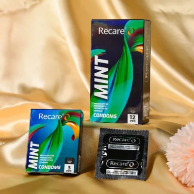 Презервативи Holographic Recare Ultra Thin Mint Condoms 3шт, ультратонкі, аромат: м'ята 14 Зображення Презервативи Holographic Recare Ultra Thin Mint Condoms 3шт, ультратонкі, аромат: м'ята