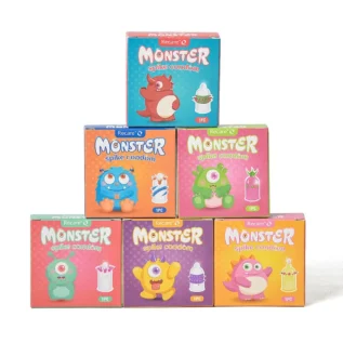 Презерватив Recare Yellow Monster Spike Condom (презерватив з рядами пухирців та шипів) - Зображення 8