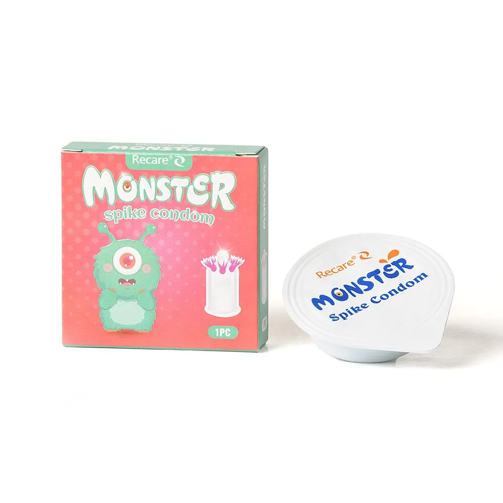 Презерватив Recare Turquoise Monster Spike Condom (презерватив з вусиками) 5 Презерватив Recare Turquoise Monster Spike Condom (презерватив з вусиками) - Зображення 3