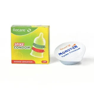 Презерватив Recare Spike Condom Green (презерватив з рядами шипів) 14 Зображення Презерватив Recare Spike Condom Green (презерватив з рядами шипів)