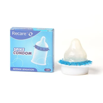 Презерватив Recare Spike Condom Blue (презерватив з шипами)