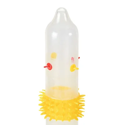 Alternative view of Презерватив Recare Spike Condom Orange (презерватив з вусиками та шипами)