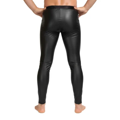 Alternative view of Чоловічі легінси Art of Sex - Matthias, колір чорний з матовим ефектом, розмір L