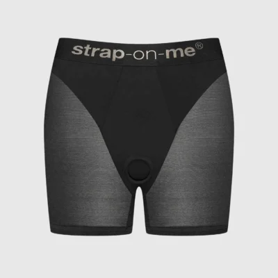 Шорти з фіксацією ділдо Strap-On-Me Harness Lingerie Halo - S - Black