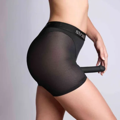 Зображення Шорти з фіксацією ділдо Strap-On-Me Harness Lingerie Halo - M - Black