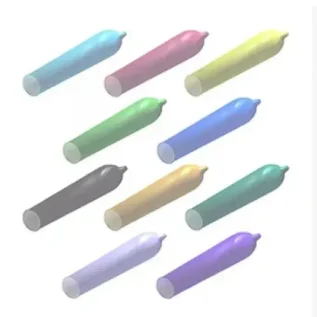 Alternative view of Набір латексних презервативів One Color Sensation із силіконовим мастилом (5 шт)