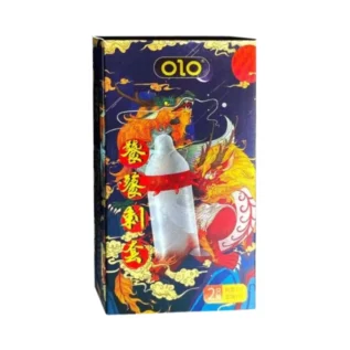 Зображення Презерватив OLO з вусиками + кулька "Taotie Spiny condom" (у комплекті 1 презератив + 1 кулька)