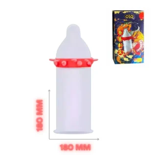 Alternative view of Презерватив OLO з вусиками + кулька "Taotie Spiny condom" (у комплекті 1 презератив + 1 кулька)