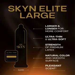 Презервативи безлатексні SKYN Elite Large великого розміру (ціна за 5 шт.) 12 Зображення Презервативи безлатексні SKYN Elite Large великого розміру (ціна за 5 шт.)