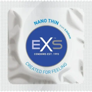 Alternative view of Презервативи ультратонкі з латексу EXS Nano Thin веганські (ціна за упаковку, 12 шт.)