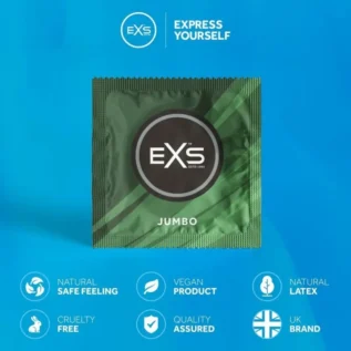 Alternative view of Презервативи королівського розміру Exs Jumbo латексні (ціна за 5 шт.)